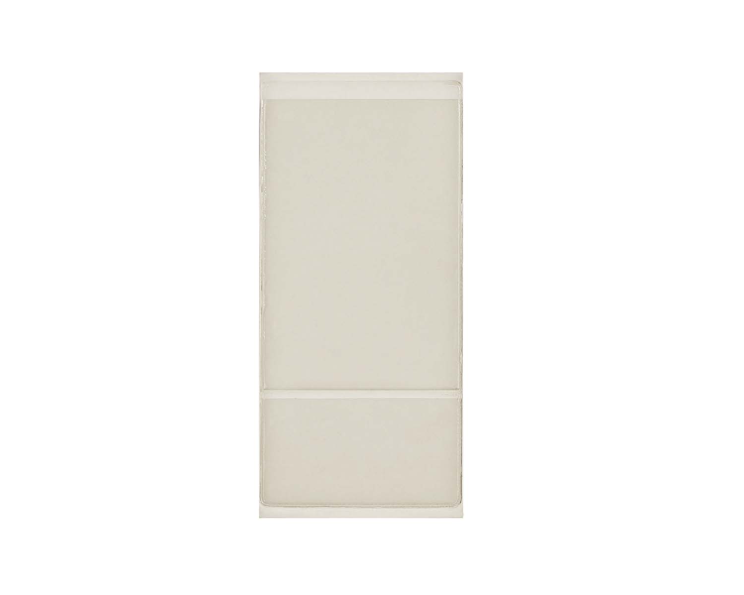 4-5/16 x 9-1/4 double pocket adhesive sleeve