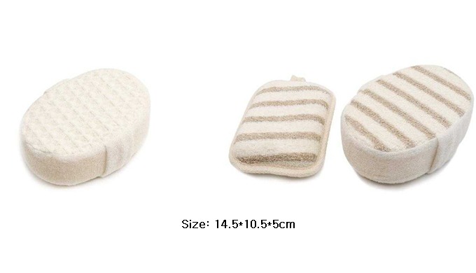 Body cleansing sponges and pads designed for gentle exfoliation and cleansing. Available in various ...