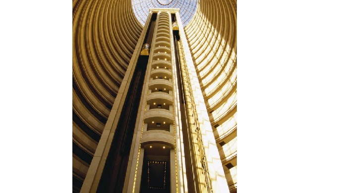 Elegant structure with limitless scenic views Tenau sightseeing elevator adheres to the design princ...