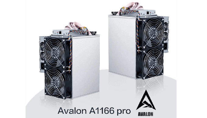 AvalonMiner A1166 Pro Canaan AvalonMiner 1166 Pro miner that can produce at a maximum of 81 TH/s has...