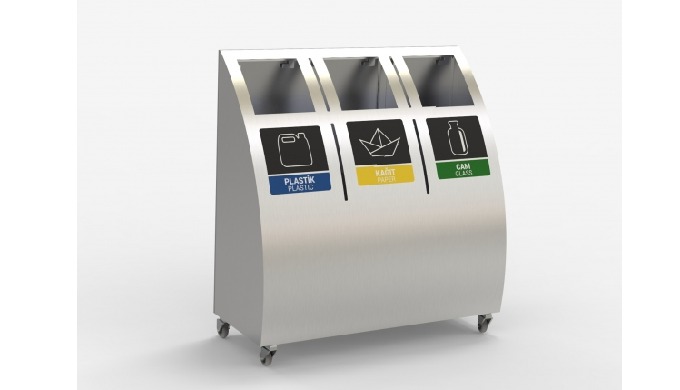 MaterialStainless steel 304/ Powder coated metal Capacity150 Lt MeasureW 86 x D 35 x H 90 cm Proper ...