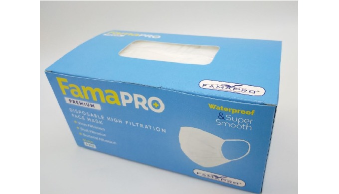 GENERAL INFO 1Product codeFAMA4LA3PRE 2 Product nameFamapro Premium 3Mask DimensionL: 170mm ±5mm W: ...