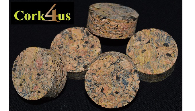 Burl Cork Ring Meadow , produced with same technology as Brookstone using colors of blue and yellow ...