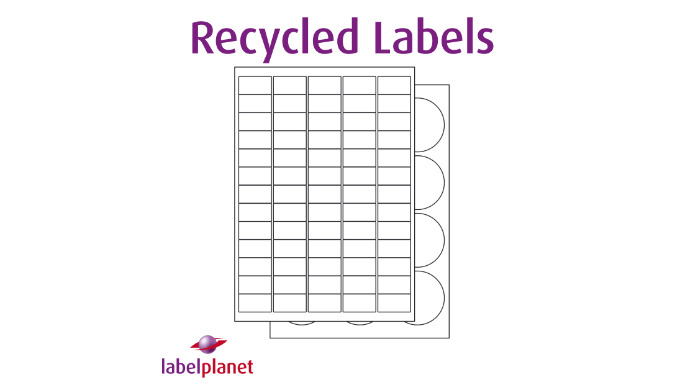 Recycled Labels For Inkjet and Laser Printers
