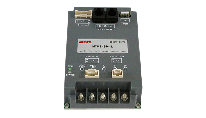 24~58VDC、50A、 High power sine wave DC brushless servo driver Features： 1. Power supply range: 24-58V...