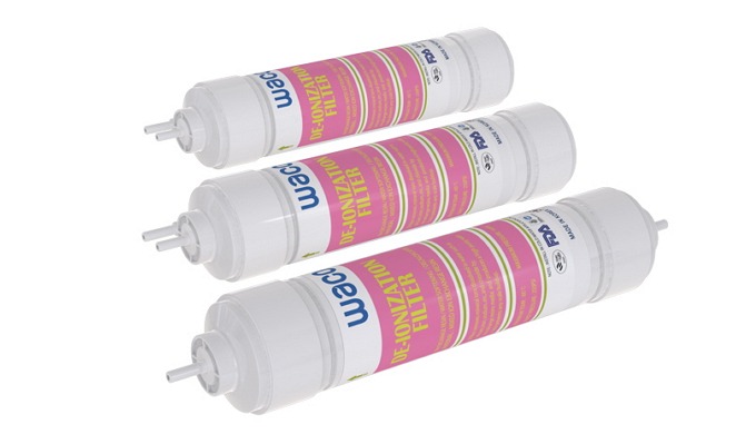 THE DEIONIZATION PROCESS The deionization process removes ions from water via ion exchange. Positive...