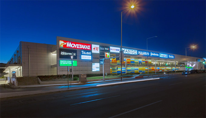 Prepainted Alluminum Facade Cladding River West Shopping Center