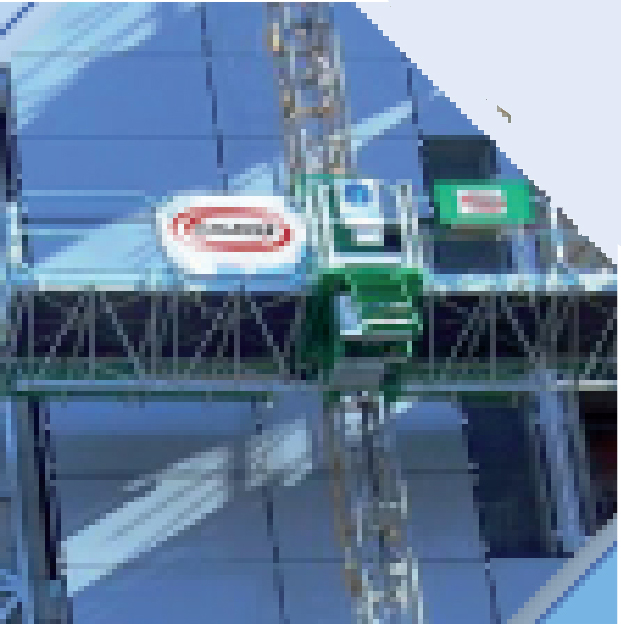 Location et vente de matériels de construction: grues, monte-charge, plateforme.