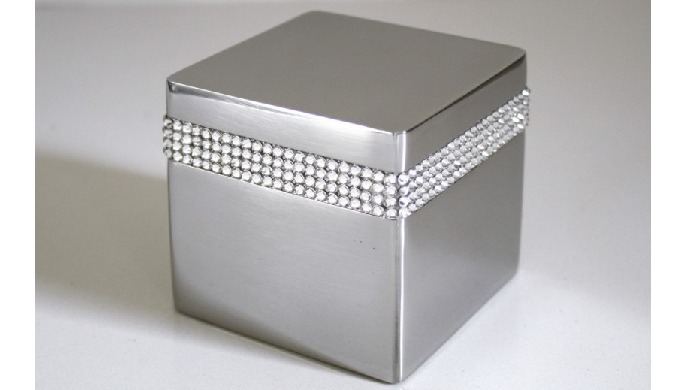 Reliquary adorned with more than 350 Swarovski® Elements crystals.