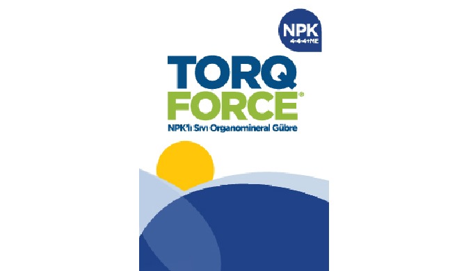 DENGELİ GELİŞİM İÇİN MAKSİMUM OLANAK; TORQ FORCE NPK, tarla bitkilerinde yumru, soğan, koza, dane, m...