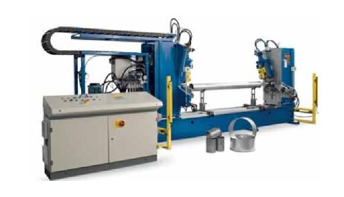 Reliable tube ends flanging machine, combined with VBU 400 allows to complete the production also wo...