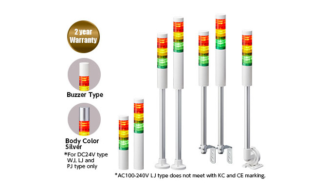 Serie de columnas de señalización de última generación con luces LED ultra brillantes