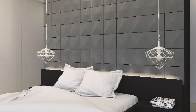 It can create a unique and healthy space by using a three-dimensional pattern in flat simple space. ...