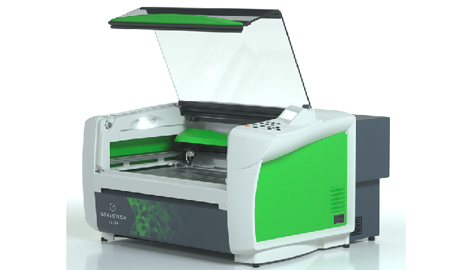 Extremely compact, very reliable and very versatile CO2 laser engraving, marking and trimming machin...