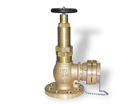 VALVE, ANGLE TYPE-(HRA-S) Safety valve, relief valve, safety relief valve, pressure reducing valve, ...