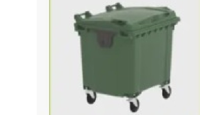 Contenedor de basura grande con 4 ruedas Ofreciendo resistencia y durabilidad, incluso en los entorn...