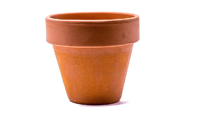 Maceta de 11cm por 10cm para poner plantas, flores o otro tipo de decoración como puede ser cera par...