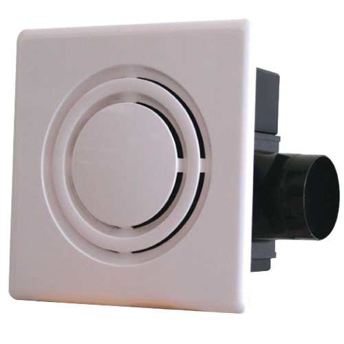 Low noise ceiling ventilator with a strong sirocco fan and low consumption of electricity for office...