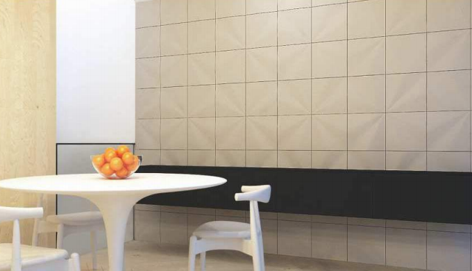 It can create a unique and healthy space by using a three-dimensional pattern in flat simple space. ...