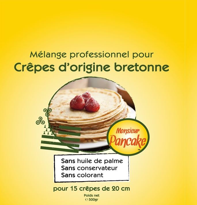 Monsieur Pancake, fabricants de mélanges pour pâtes boulangères, vous présente les mélanges crêpes d...