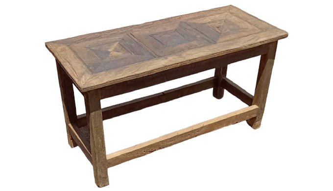 Geomatric Top Old Table