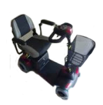 1. A motorized wheelchair for the disabled 2. Relatively quick charging 3. Folding type 4. Long use ...