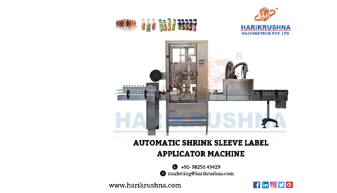 The Automatic Shrink Sleeve Label Applicator Machine consists of main structure, product transmissio...
