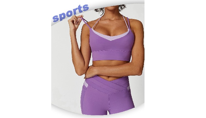 Yoga suit-purple