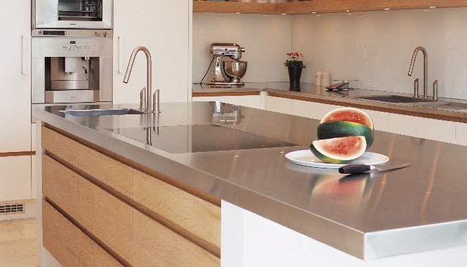 GEC Anderson specialise in made to measure stainless steel sinks and worktops in brushed satin stain...