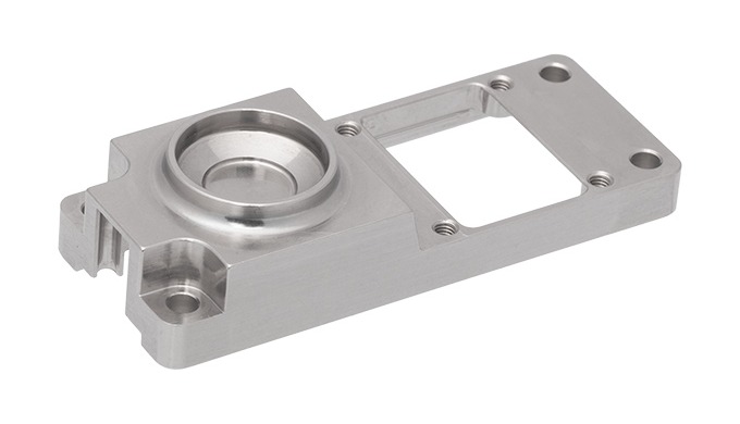 Bearbeitung gebohrt gefräst Material 1.4404 nichtrostender säurebeständiger Crom-Nickel Stahl