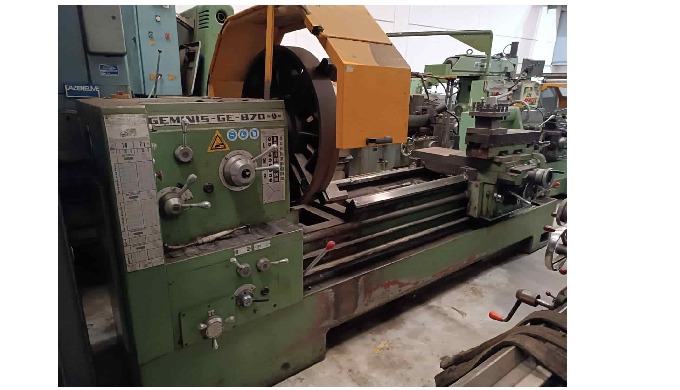 Used lathe Geminis GE870x2000