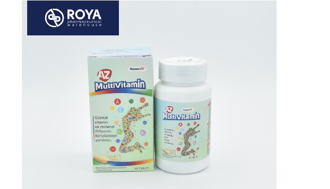 .Günde bir kez tablet A-Z multivitamin (geniş spektrumlu) ile sağlıklı yaşam tarzını arttırmak, özen...