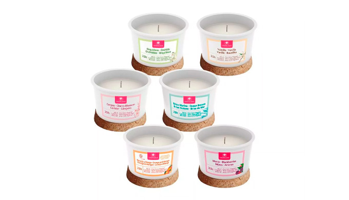 El pack más completo de nuestras velas Gelato. Su diseño clásico, con cera vegetal y reutilizable, t...