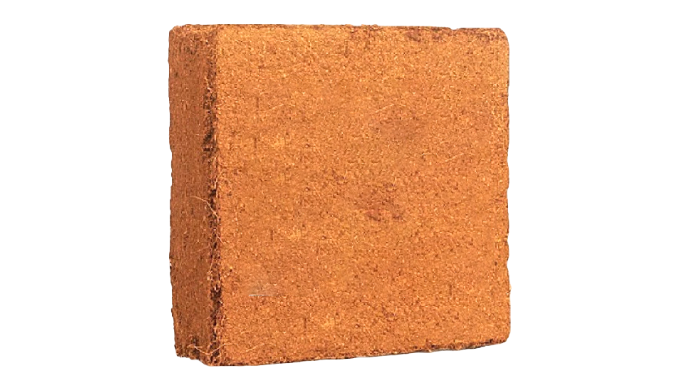 100% Natural coco peat made form Coconut Husk Extracton Compressed Bricks Weight - 5 kg Dimensions -...