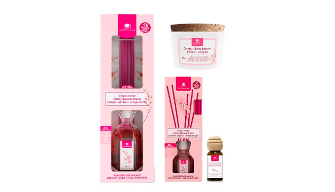 El pack más completo de mikados para los amantes de la fragancia cerezo. Con él podrás disfrutar de ...