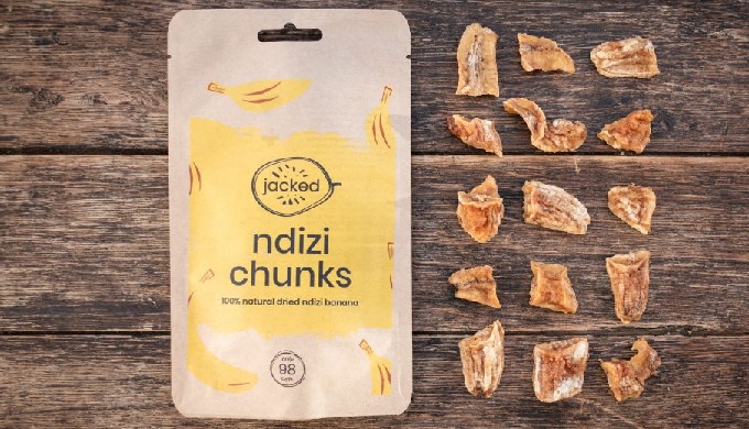 Ndizi banana fruit chunks. A lovely healthy snack.