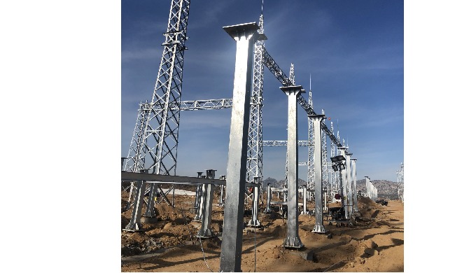 We manufacture steel support columns for transformers and other equipments of electricity substation...