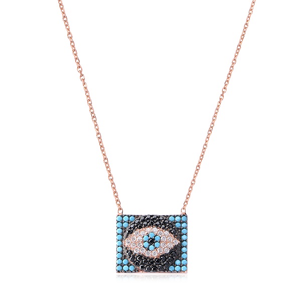 925 Ayar Gümüş ; Maden Rengi: Rose ; Ağırlık: 1.4 gr ; Zincir Uzunluğu: 45 cm ; Krem, Parfüm, Alkol,...