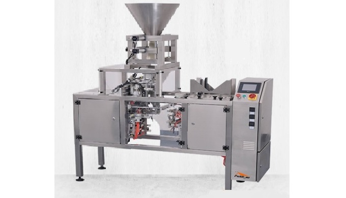 The DOYPACK RV is an automatic packaging machine that starts from prefabricated bags of complex mate...