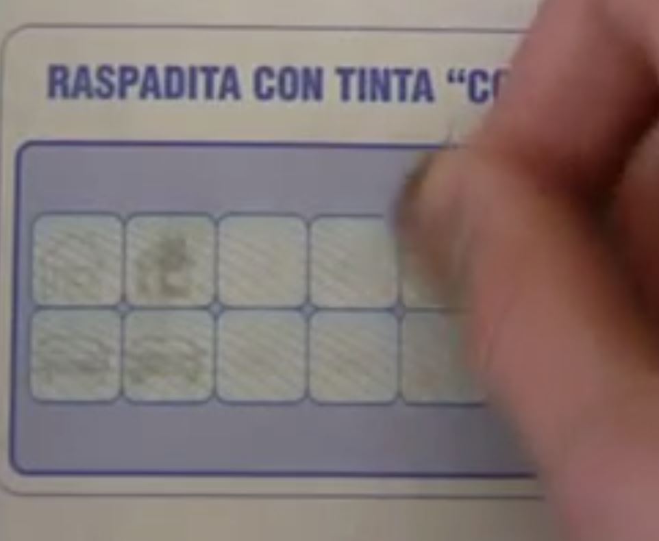 Encres frottable à la monnaie Petrel