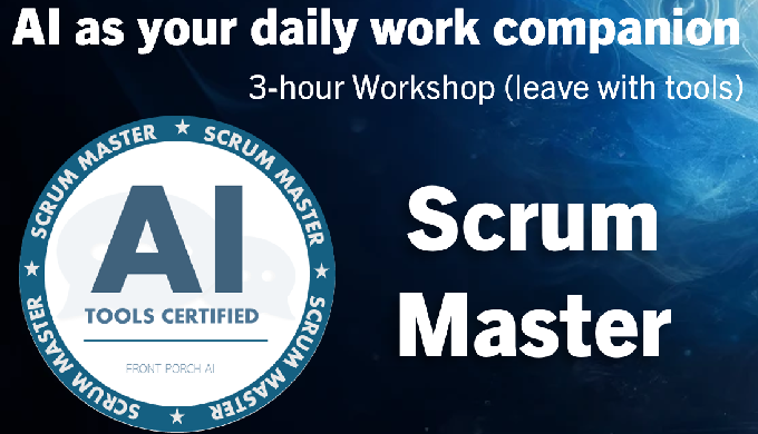 Unlock the potential of AI to enhance your Scrum Master skills in this intensive 3-hour workshop. Le...