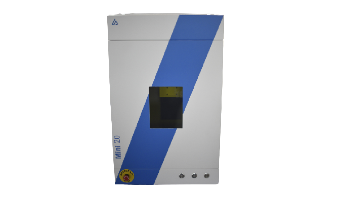 Stazione laser di marcatura da banco concepito per marcare piccole e medie serie di piccole dimensio...