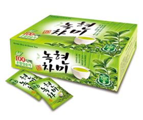 Product Feature : Green tea with brown rice. Original green tea and grainy flavor.