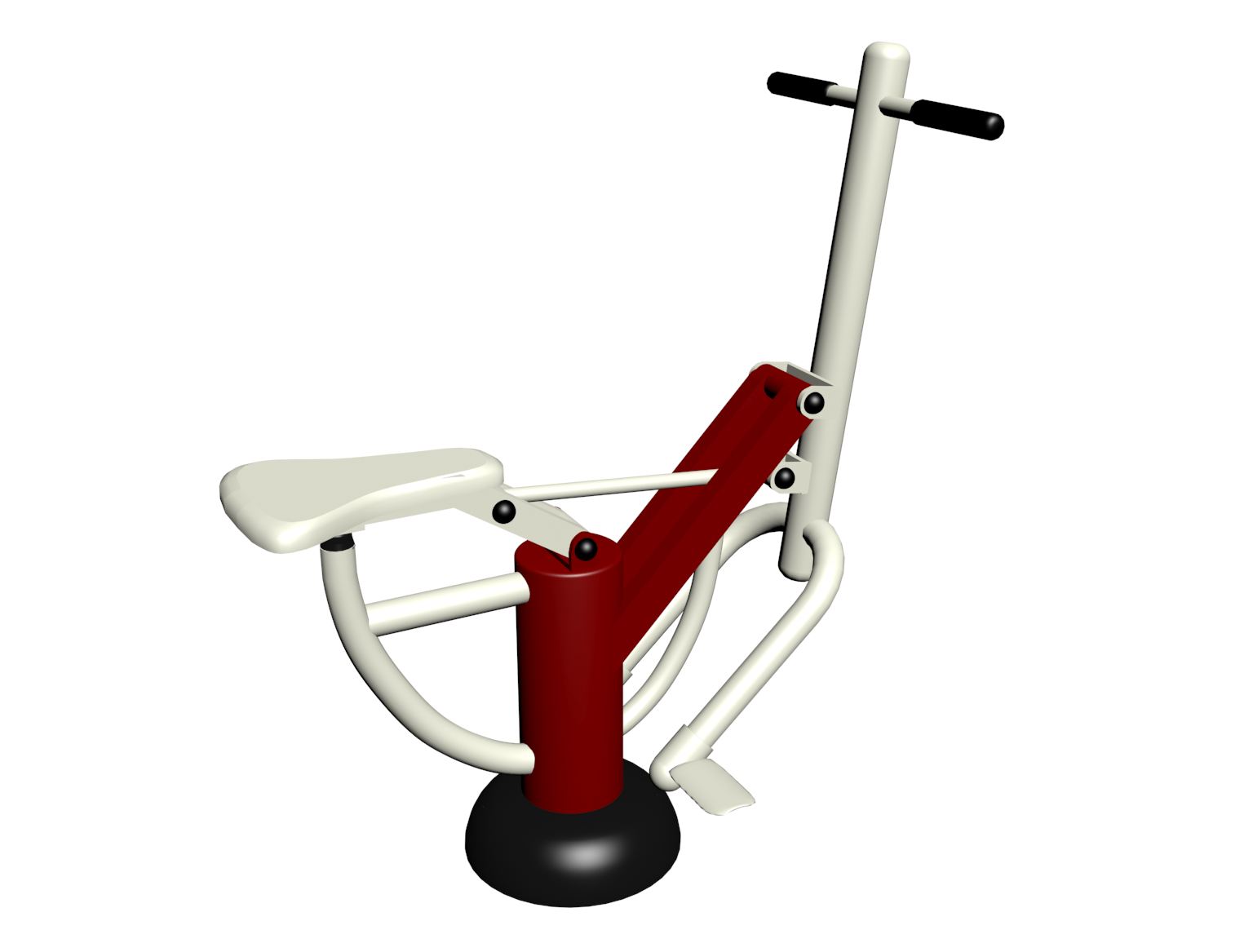 Riding trainer Asiento fabricado con acero premsado, pedales de acero premsado (dos pedales) o SMC (...