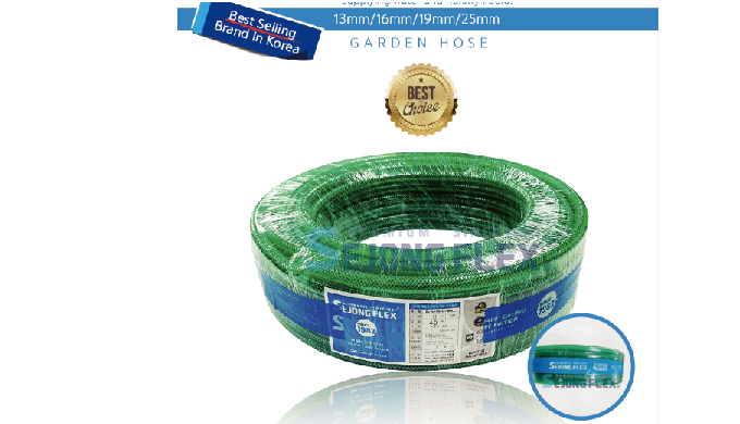 13mm/16mm/19mm/25mm Why are sejong hoses so special? -> Equipped with reinforcement threads (poly...
