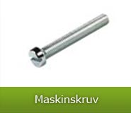 Spårskruv, torxskruv krysskruv phillips och pozidrive, kullrig, försänkt och kullerförsänkt skalle, ...