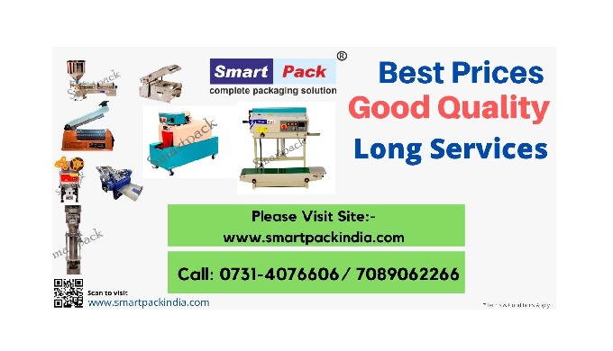 Plastic Pouch Heating sealing Machine Call:- 0731-4076606 / 7089062266 Website :- www.smartpackindia...