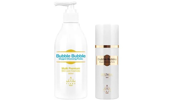 This cleanser, where fine bubbles are made by touching the air, which is used to create makeup resid...