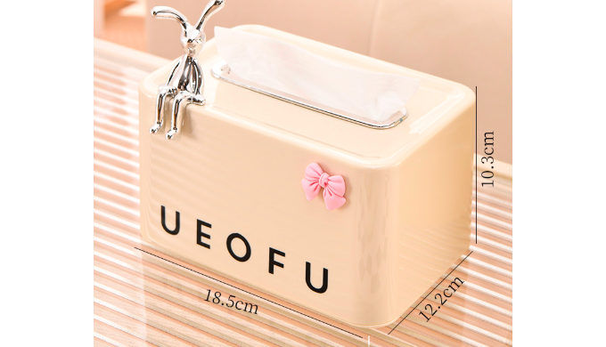 Cartoon ornaments, tissue organizer, give life a little different feeling