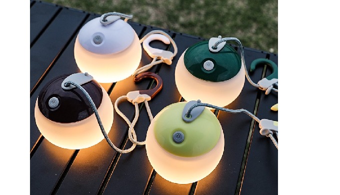 Product Features of Outdoor LED Camp Tent Lamp Silicone Hanging Hiking Lantern USB Rechargeable Camp...